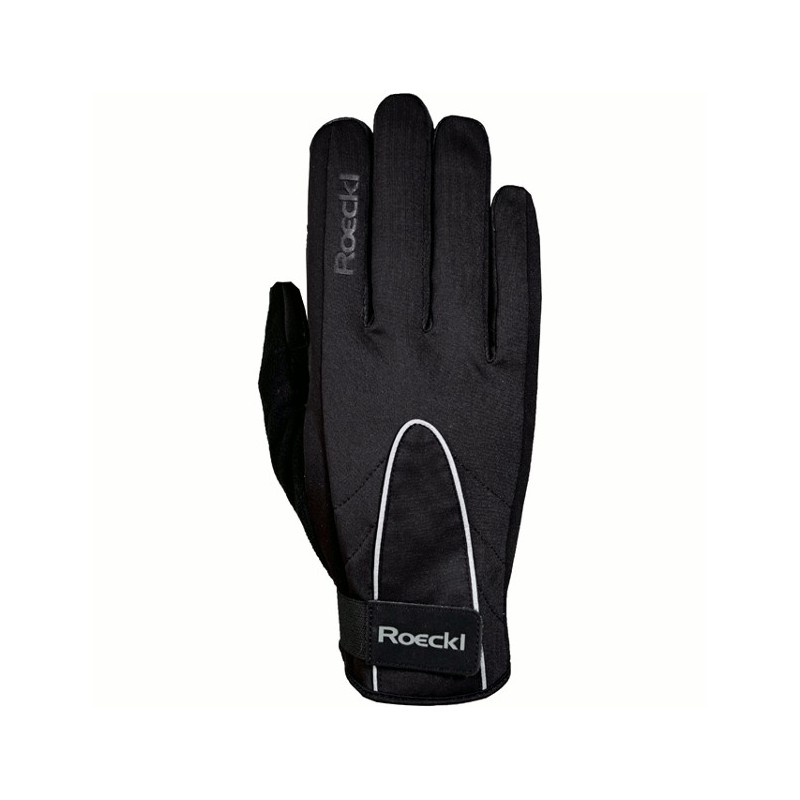 Rennen warme Handschuhe Roeckl LL Landas schwarz (kein Aufdruck)